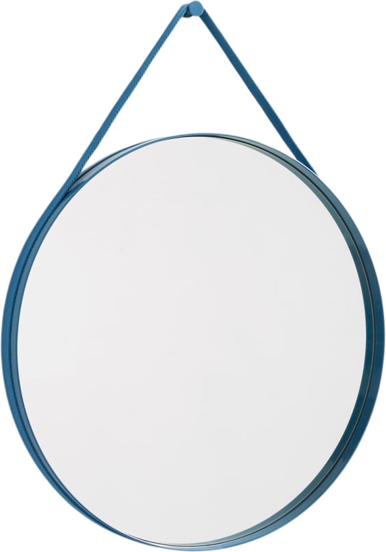 Hay Strap Mirror No 2, Ø70 Str Ø70 - Vægspejle Stål hos Magasin