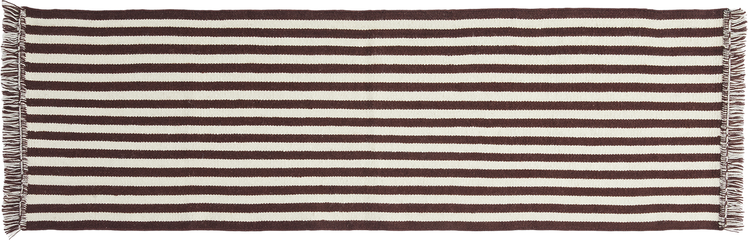 Hay Stripes and Stripes Wooll200 x W60 Str L200 x W60 - Gulvtæpper Bomuld hos Magasin