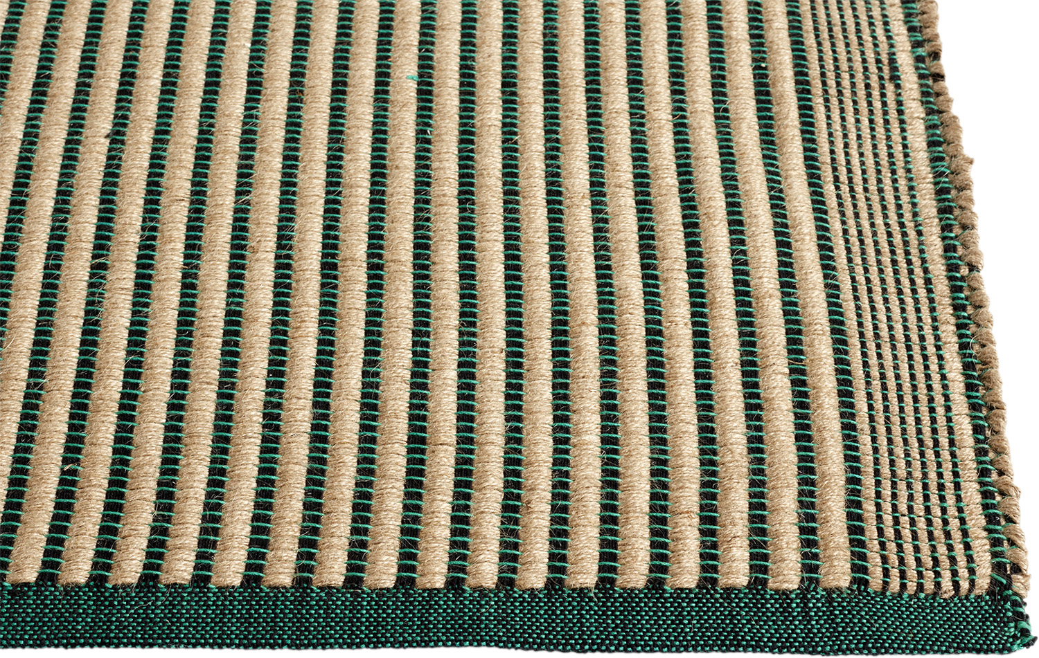 Hay Tapis140 x 200-black and Green - Gulvtæpper hos Magasin