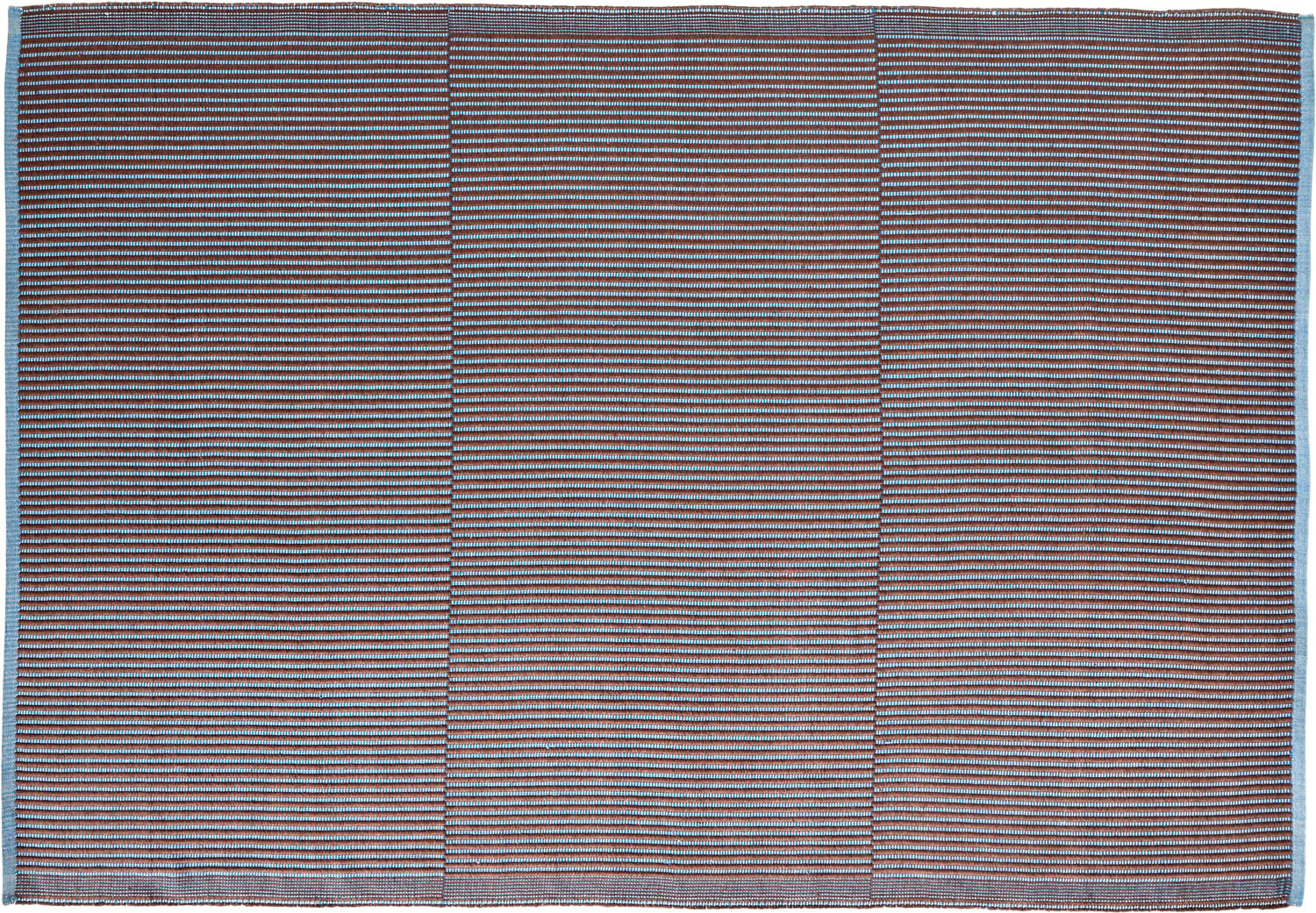 Hay Tapis170 x 240-chestnut and Blue Str 170 x 240 - Gulvtæpper Bomuld hos Magasin