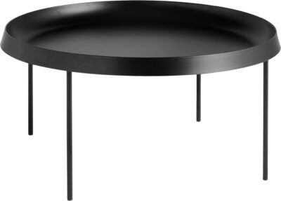 Hay Tulou Black Powder Coated Steel fra Str 75 x H35 - Sofaborde Stål hos Magasin