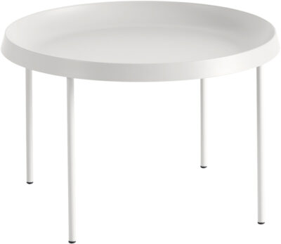 Hay Tulou Offwhite Powder Coated Steel Str 75 x H35 - Sofaborde Stål hos Magasin