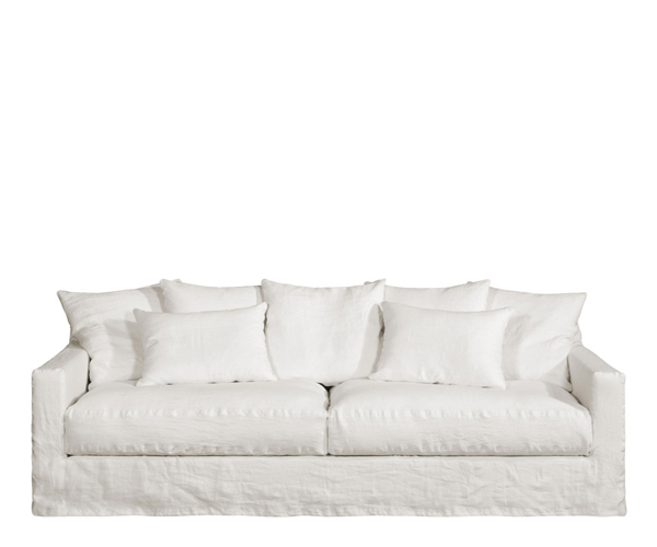 Home Spirit Biarritz Sofa - 3 pers. - 206cm. - Sweet Ecru