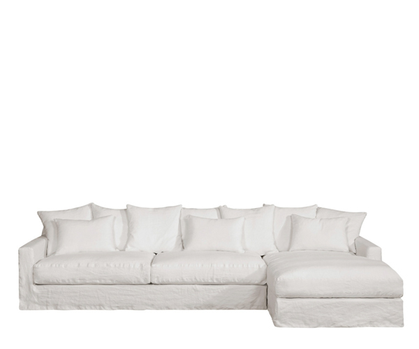 Home Spirit Biarritz Sofa - 303x160 cm. Sweet Ecru Stof