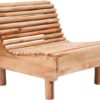 House Doctor Loungestol, Wave, Natur Str l: 70 cm, w: 83 cm, h: 67 cm - Havemøbler hos Magasin