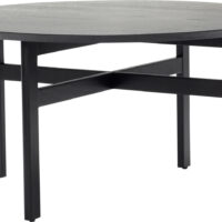 Hübsch Fjord Coffee Table Black Str ø80xh42cm - Sofaborde hos Magasin