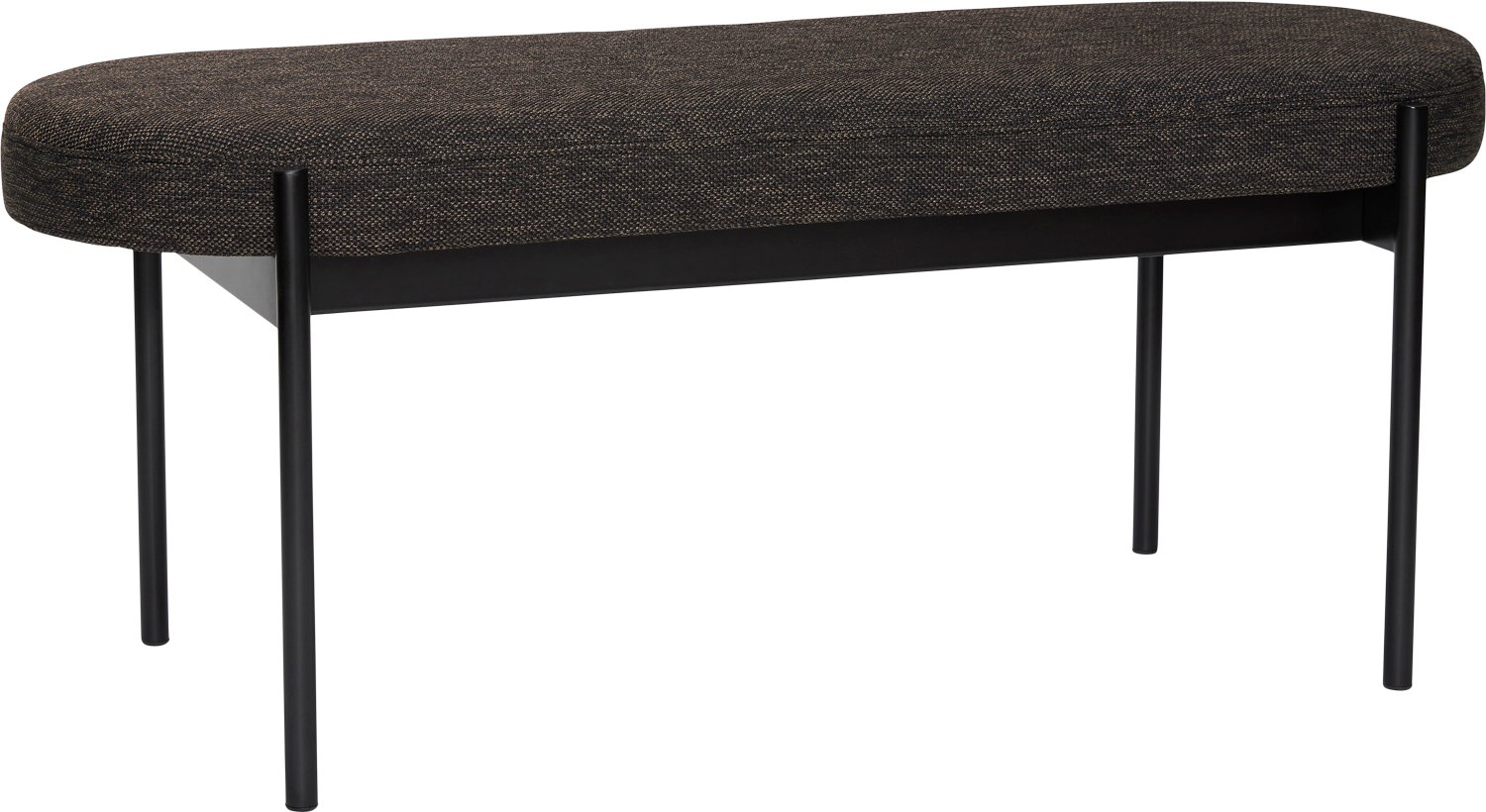 Hübsch Klint Bench Dark Brown Str 110x44xh45cm - Bænke hos Magasin