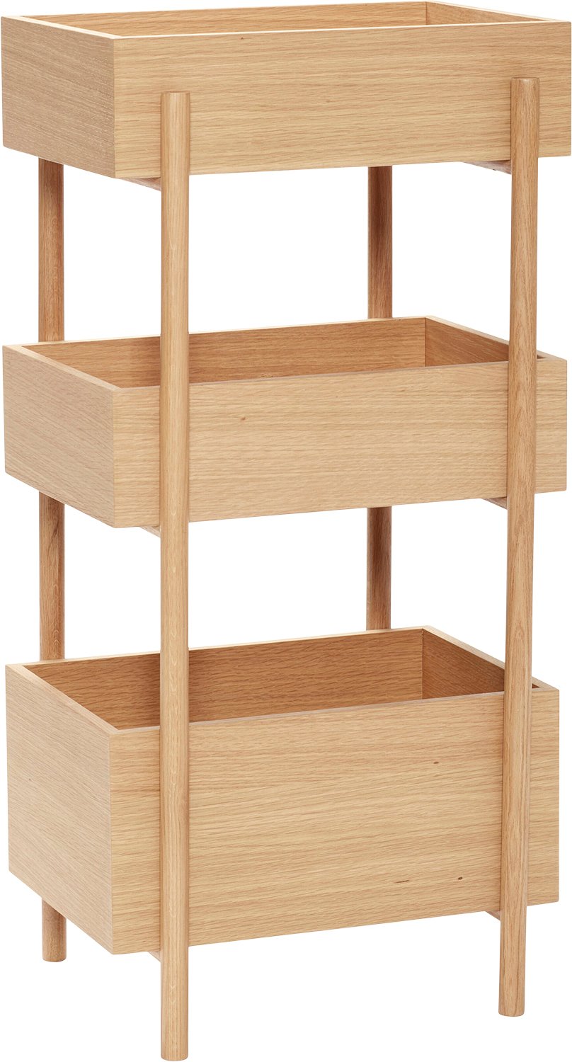 Hübsch Stack Konsolbord Natur Str B43 x D35 x H90 cm. - Reoler hos Magasin