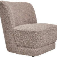 Jakobsdals Royal loungestol - lysebrun boucle