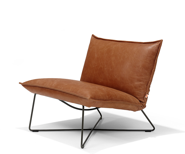 Jess Design Earl Low Back Lounge Chair - Bonanza Tan