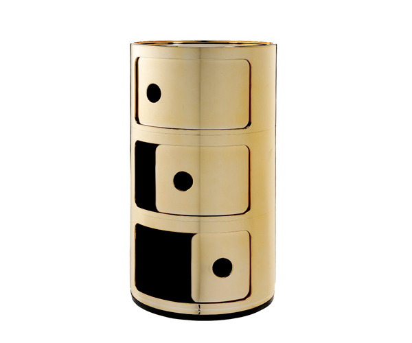 Kartell Componibili 3 Rum - Guld