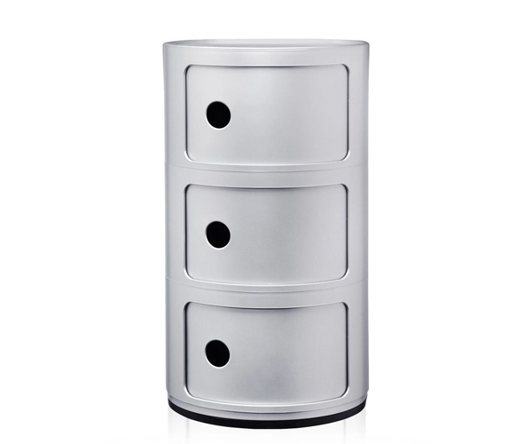 Kartell Componibili 3 Rum - Silver