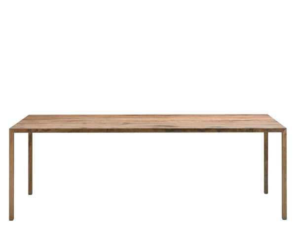 MDF Italia Tense Wood Table - 100x220cm