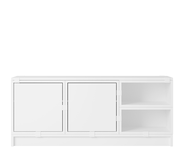 MUUTO Stacked - Hallway - Configuration 2 - Hvid