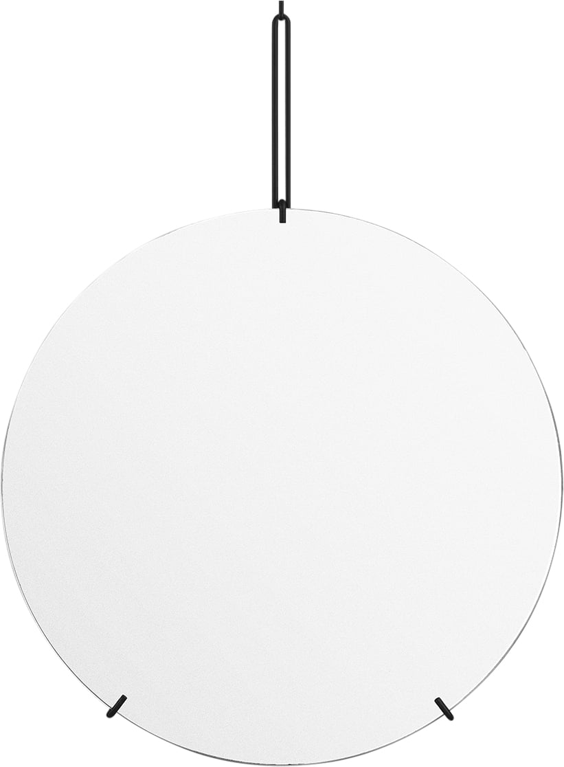 Moebe Wall Mirror Spejl 70 cm. Str Ø: 70 x H: 94 x B: 70 cm. - Vægspejle hos Magasin