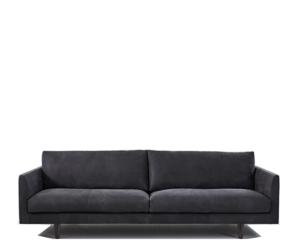 Montis Axel sofa Nabuk Læder - 3,5 Pers.