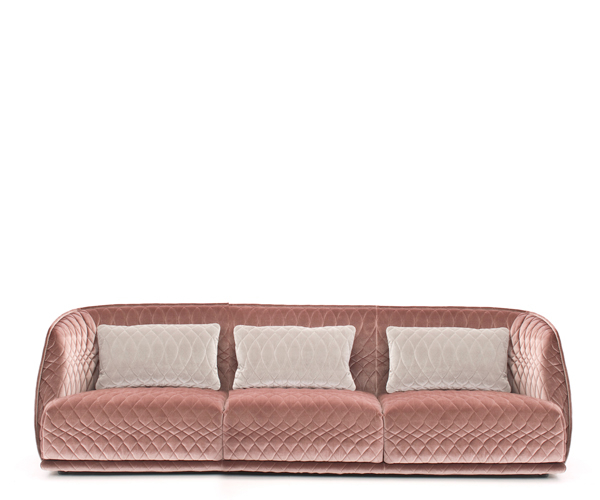 Moroso Redondo 3 pers sofa - Roxana Velour