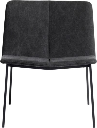 Muubs Loungestol Chamfer Anthracite , lou Str W70 H73 D61cm - Loungestole hos Magasin