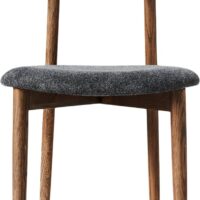 Muubs Spisebordsstol Tetra Brun/granit Str H77,5xB51xD52 cm - Spisebordsstole hos Magasin