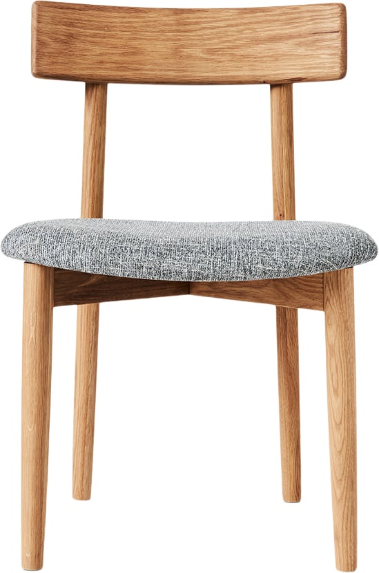 Muubs Spisebordsstol Tetra Natur / Beton Str H77,5xB51xD52 cm - Spisebordsstole hos Magasin