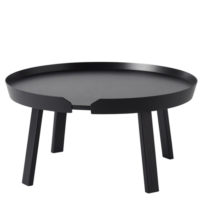 Muuto Around Coffee Table - Stor - Sort