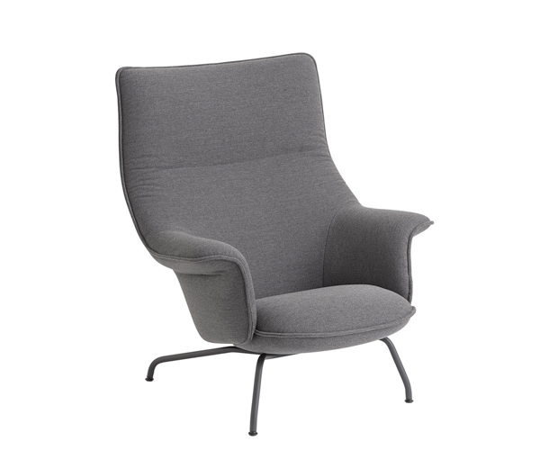 Muuto Doze Lounge Stol - Antracite Ocean 3 / Anthracite Black