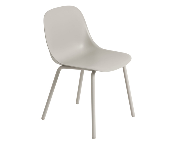 Muuto Fiber Outdoor Sidechair - Grey