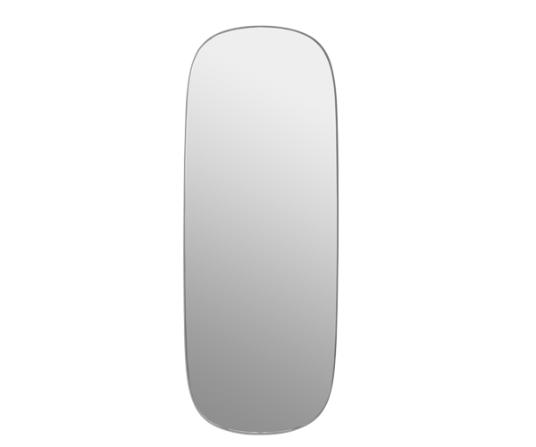 Muuto Framed Mirror - Spejl - Stor - Grey Clear