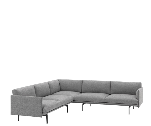 Muuto Outline Hjørnesofa - Hallingdal 166