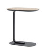 Muuto Relate Sidetable - H60,5cm - Sort/Eg