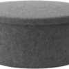 Normann Copenhagen Hide Storage Pouf Large - Sofaborde hos Magasin