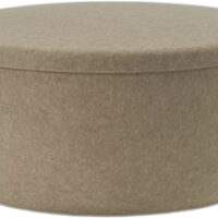 Normann Copenhagen Hide Storage Pouf Large - Sofaborde hos Magasin