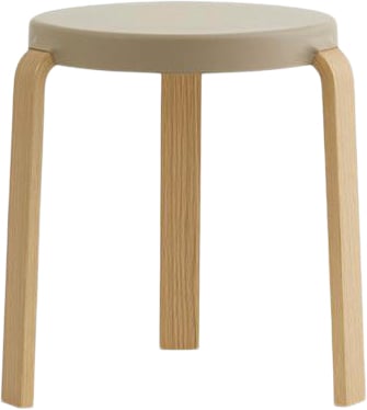 Normann Copenhagen Tap Stool Oak - Skamler & Taburetter Gummi hos Magasin