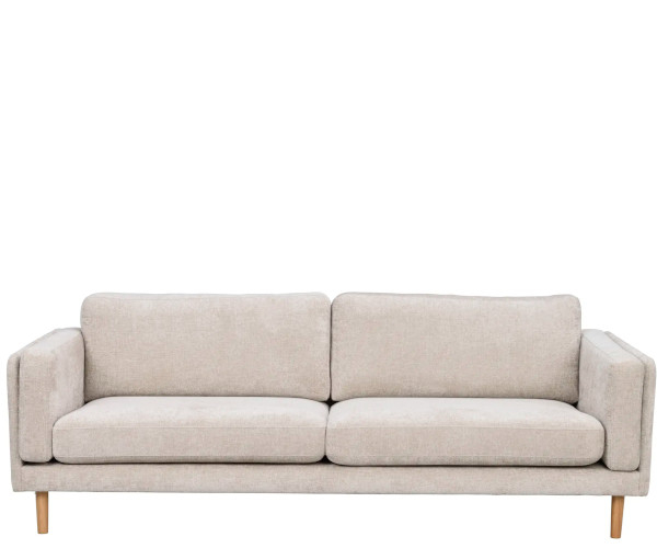 Rowico Home Braden sofa - Greg lys beige / lakeret eg - 216 cm