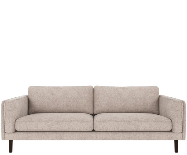 Rowico Home Braden sofa - Greg lysegrå / brunlakeret eg - 216 cm