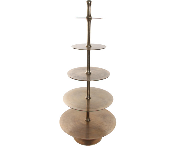 Shishi Aged Gold Etagere - 170 cm