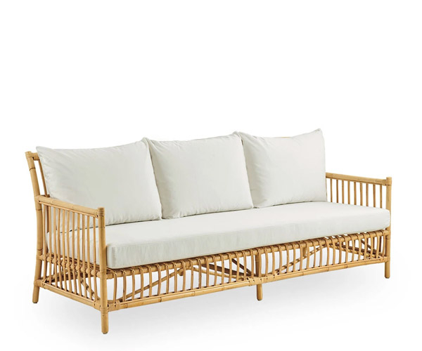 Sika Design Caroline Sofa - Natural - Inkl. Hynde+Puder - Tempotest White