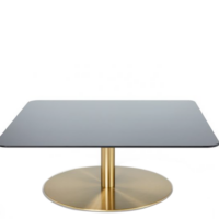 Tom Dixon Flash Table - Square - Brass