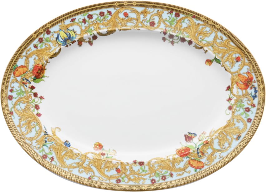 Versace Platter 34cm, Le Jardin de Versace, Ikarus Str 33,4x3,0x24,3 - Serveringsfade hos Magasin