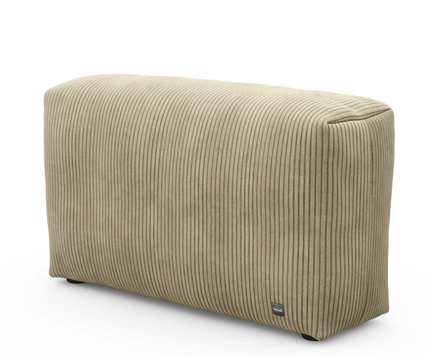 Vetsak Sofa Side - Armlæn - Ryglæn 105x31.5 - Cord Velours Khaki