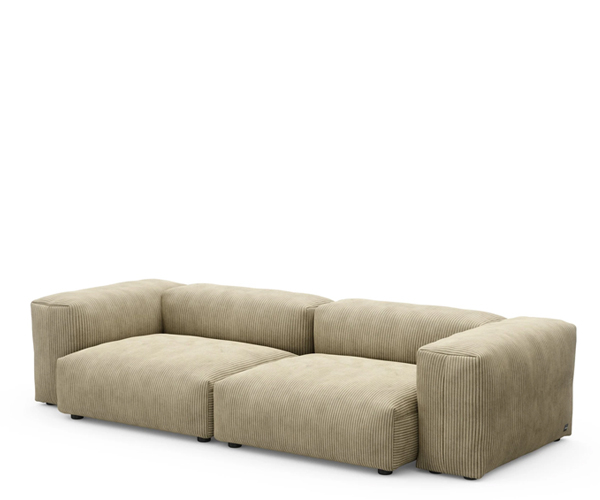 Vetsak Two Seat Sofa - 273x115,5cm - Cord Velours Khaki