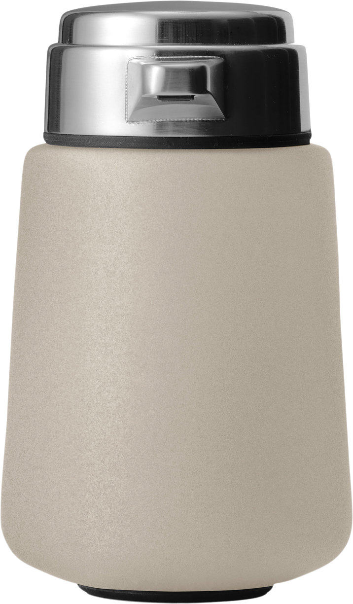 Vipp Vipp9 Dispenser, Beige Str Ø x H: 8.0 x 13.0 cm - Sæbedispensere hos Magasin