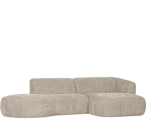 WOOOD Polly sofa - sand - chaise longue - venstrevendt