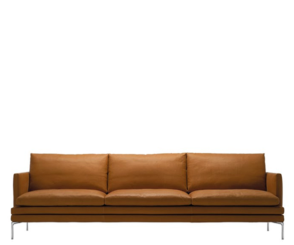 Zanotta William Sofa - 224 cm. - Læder