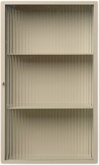 ferm LIVING Haze Wall Cabinet Str B: 35 x H: 60 x D: 15 cm - Vitrineskabe Stål hos Magasin