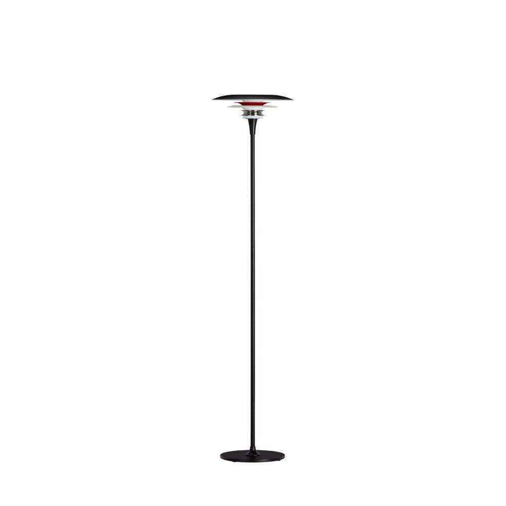 Belid - Diablo Gulvlampe Ø300 Matt Black/Glossy Red