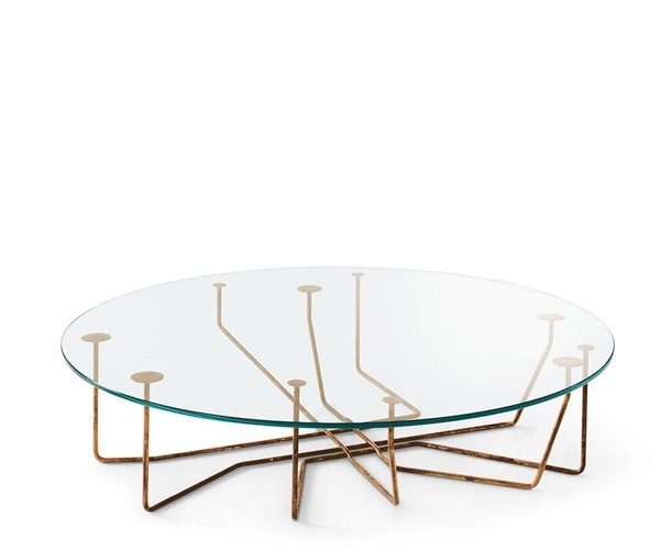 Gallotti & Radice Connection Sofabord - Ø100 cm.