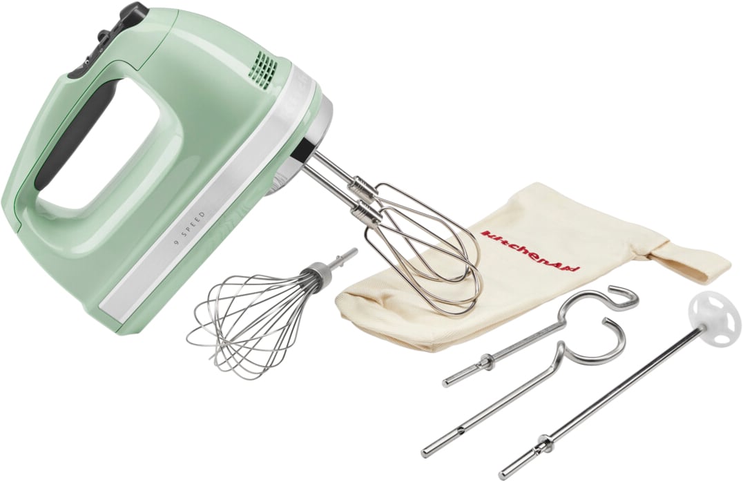 KitchenAid Kitchenaid Håndmixer MED 9 Hastigheder, Pistaccio, 5khm9212e Grøn - Håndmixere Bomuld hos Magasin