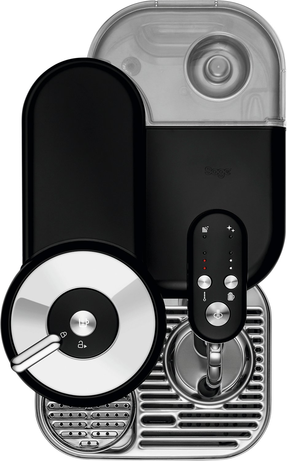 Nespresso The Vertuo Creatista Black Truffle Sort - Kaffemaskiner Stål hos Magasin