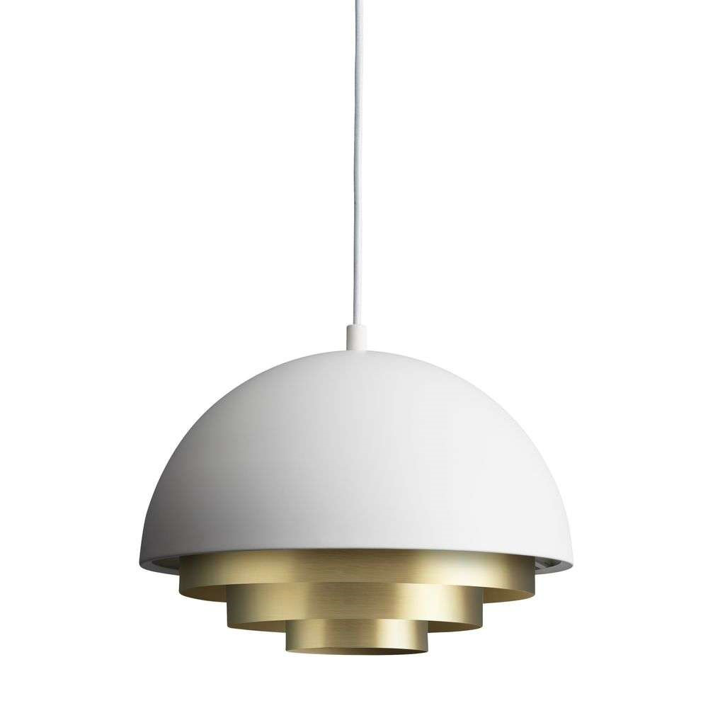 Warm Nordic - Milieu Colour Mini Pendel White/Brass